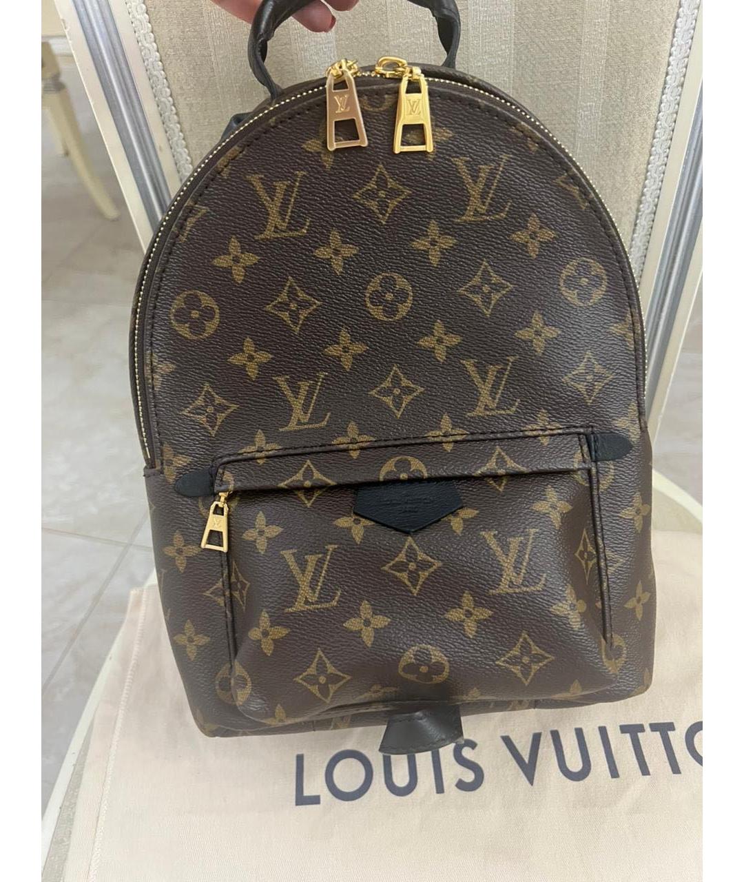 LOUIS VUITTON Коричневый рюкзак, фото 3