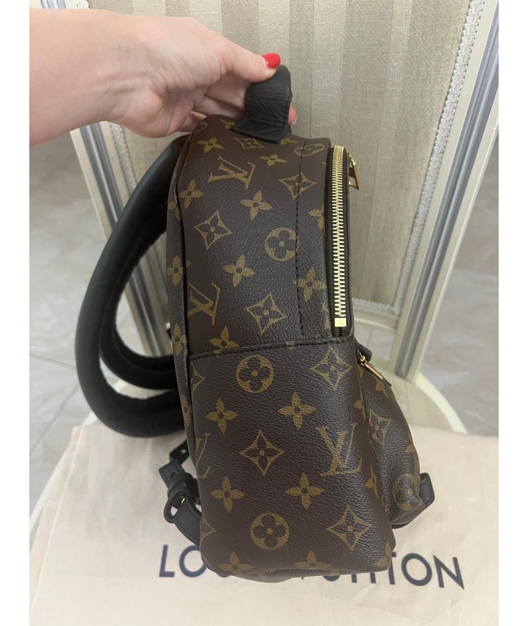 LOUIS VUITTON Коричневый рюкзак, фото 4