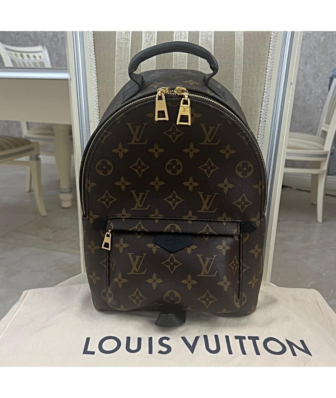 LOUIS VUITTON Коричневый рюкзак, фото 9