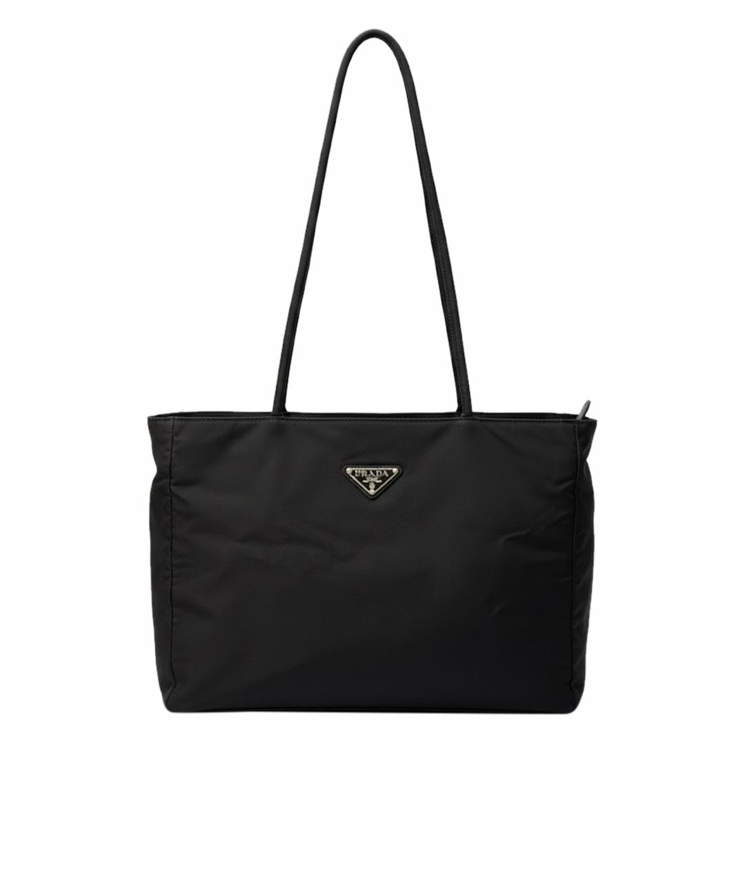 PRADA Черная синтетическая сумка через плечо, фото 1