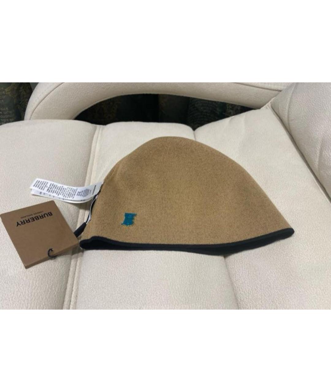 BURBERRY Мульти кашемировая шапка, фото 2