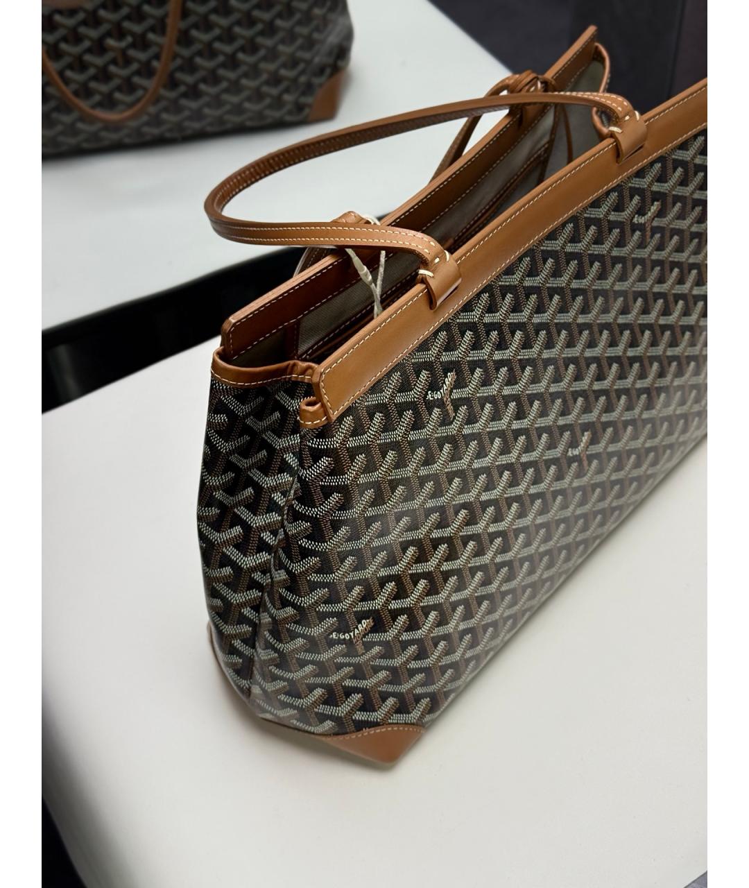 GOYARD Коричневая сумка тоут, фото 4