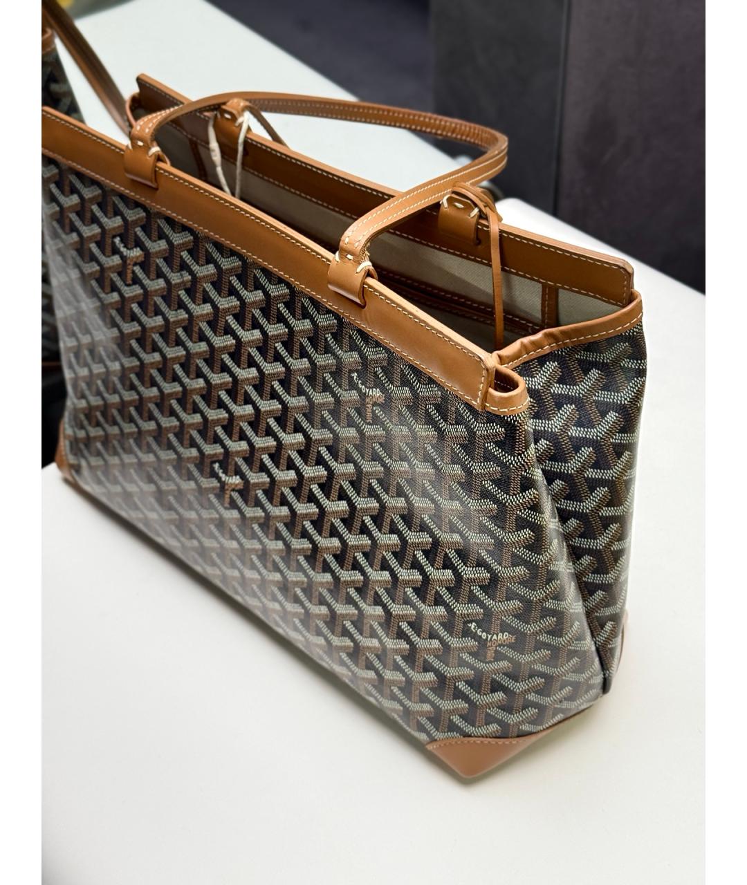 GOYARD Коричневая сумка тоут, фото 5