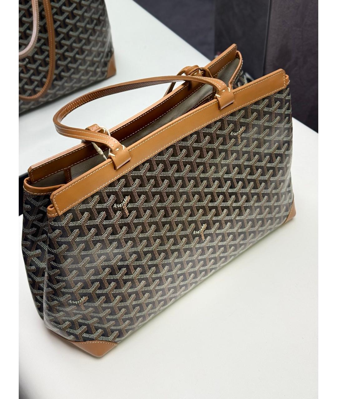 GOYARD Коричневая сумка тоут, фото 3