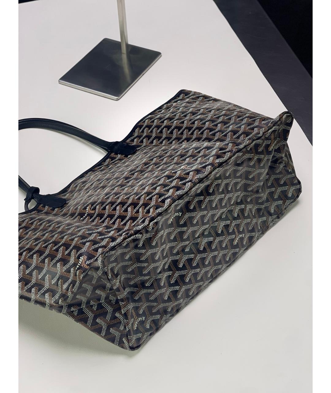 GOYARD Черная сумка тоут, фото 5