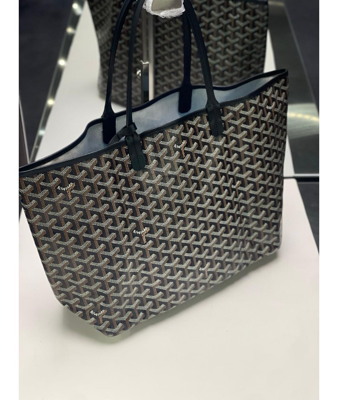 GOYARD Черная сумка тоут, фото 2