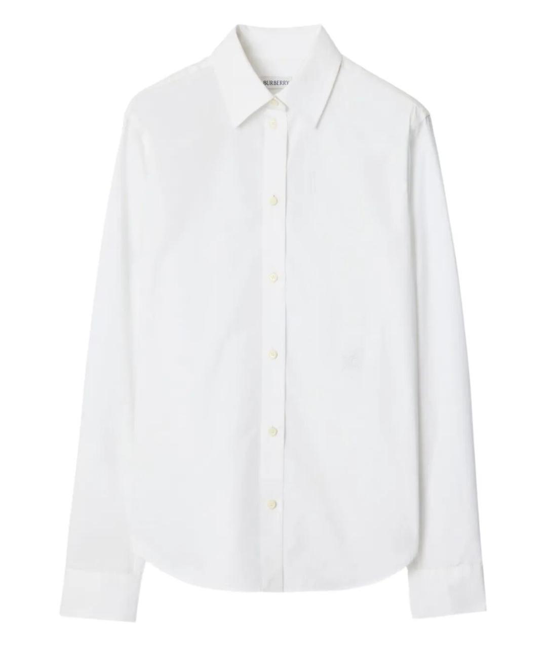 BURBERRY Белая хлопковая рубашка, фото 1