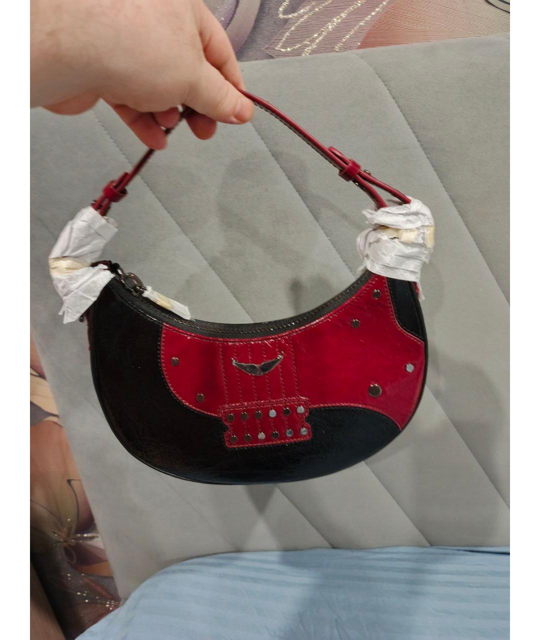 ZADIG & VOLTAIRE Мульти кожаная сумка с короткими ручками, фото 5