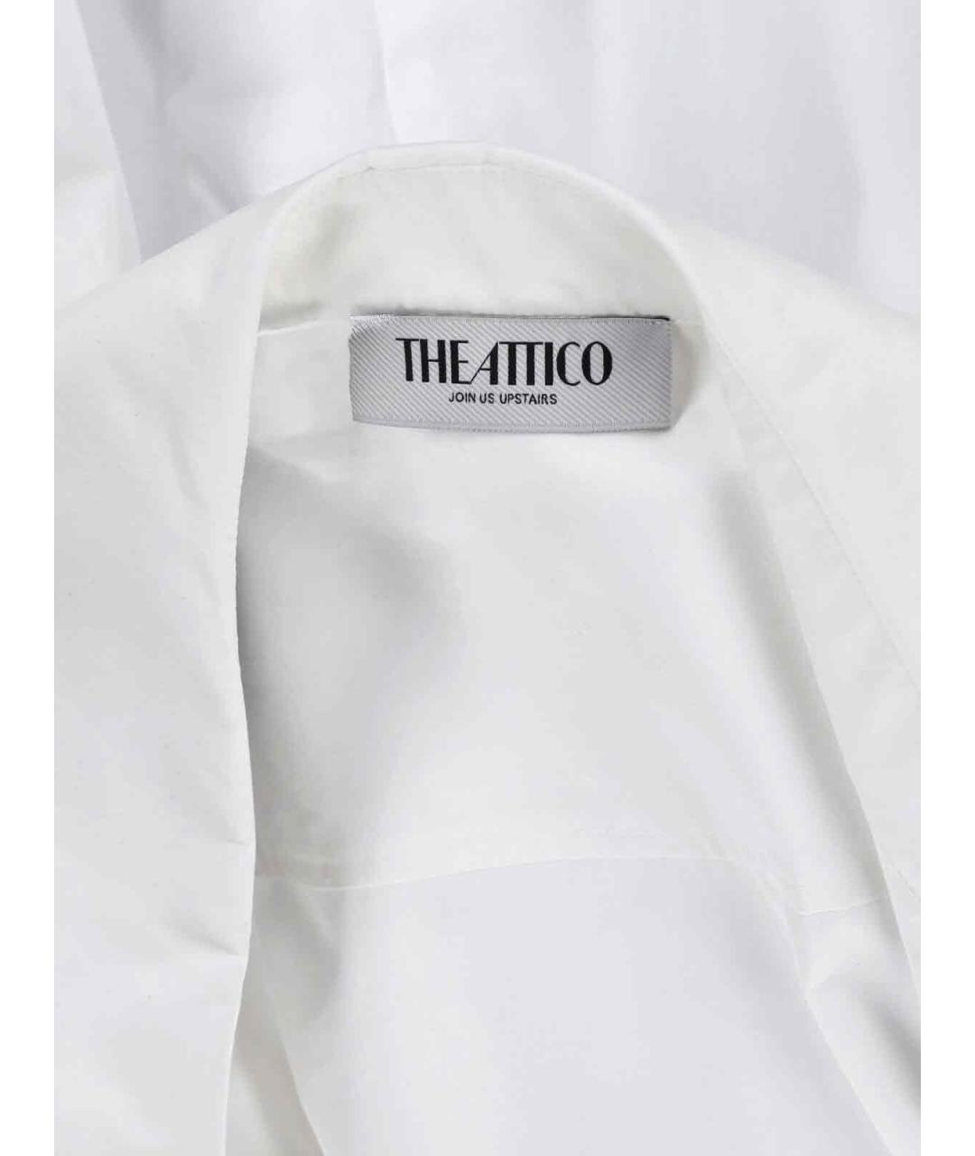 THE ATTICO Белая хлопковая рубашка, фото 4