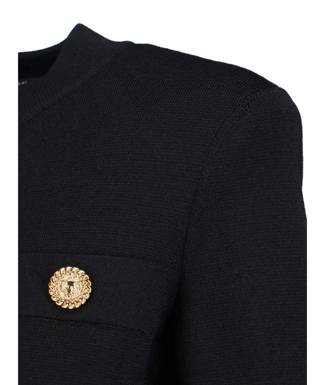 BALMAIN Черный кардиган, фото 3