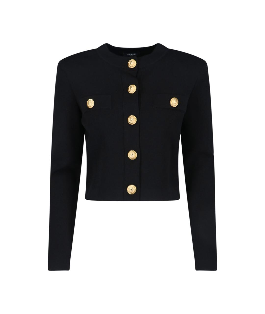 BALMAIN Черный кардиган, фото 1