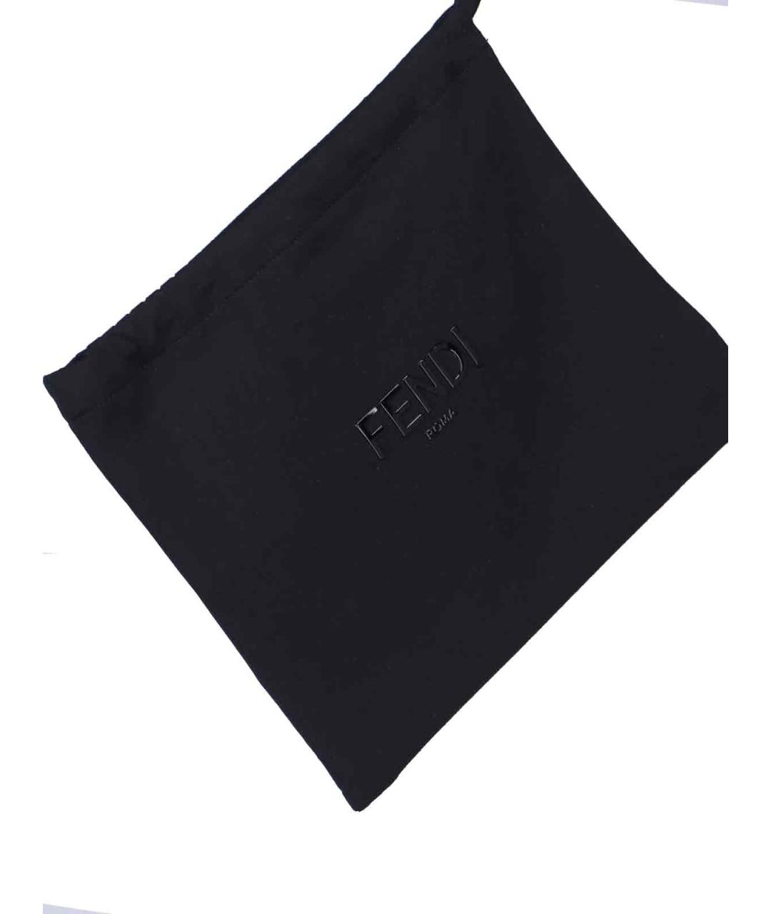 FENDI Черные полиэстеровые плавки, фото 5