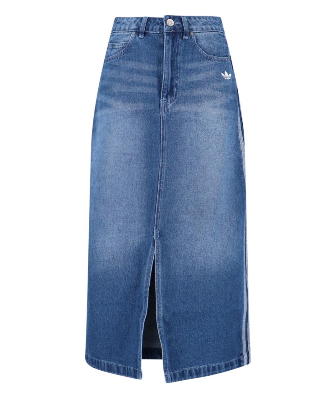 ADIDAS Синяя юбка макси, фото 1