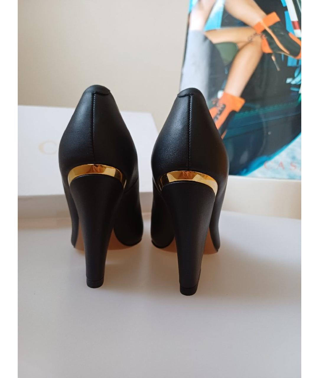 CHLOE Черные кожаные туфли, фото 7