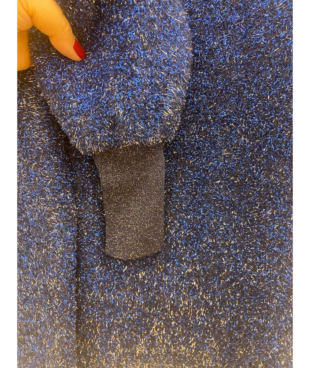 MAX MARA Синий вискозный джемпер / свитер, фото 3