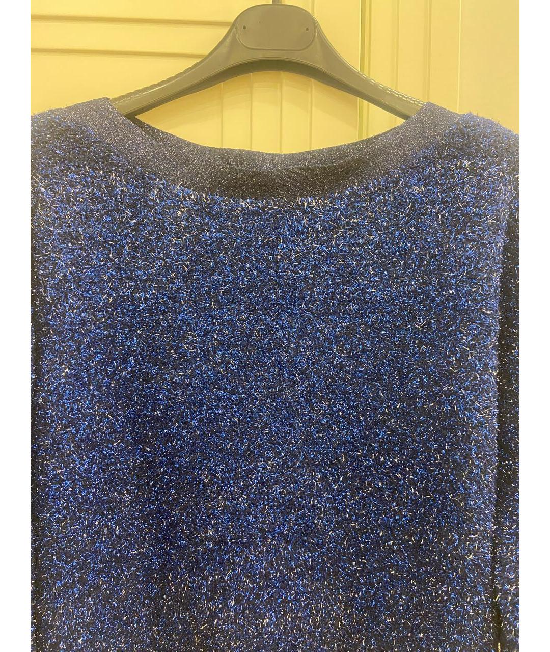 MAX MARA Синий вискозный джемпер / свитер, фото 2