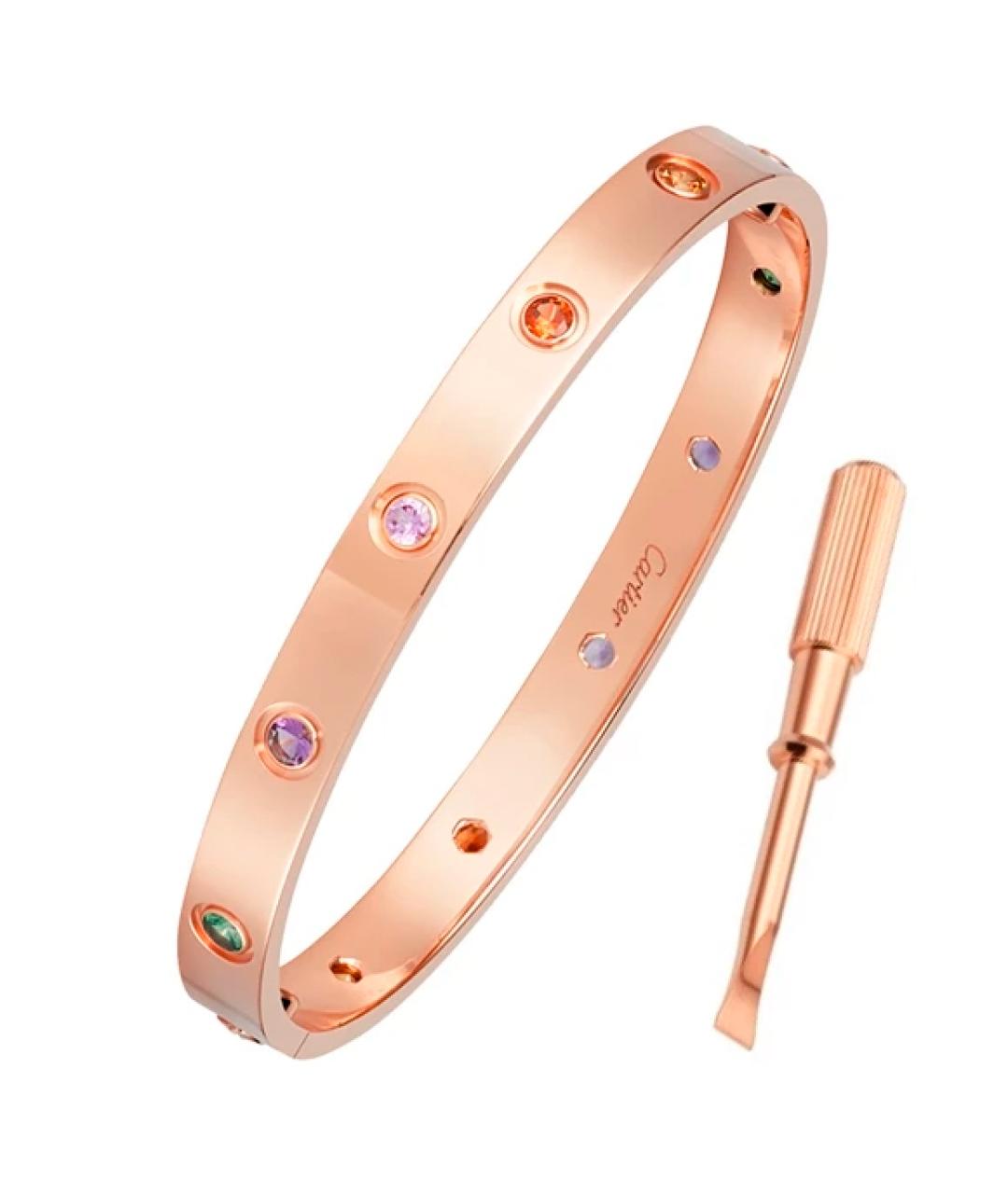 CARTIER Золотой браслет из розового золота, фото 1