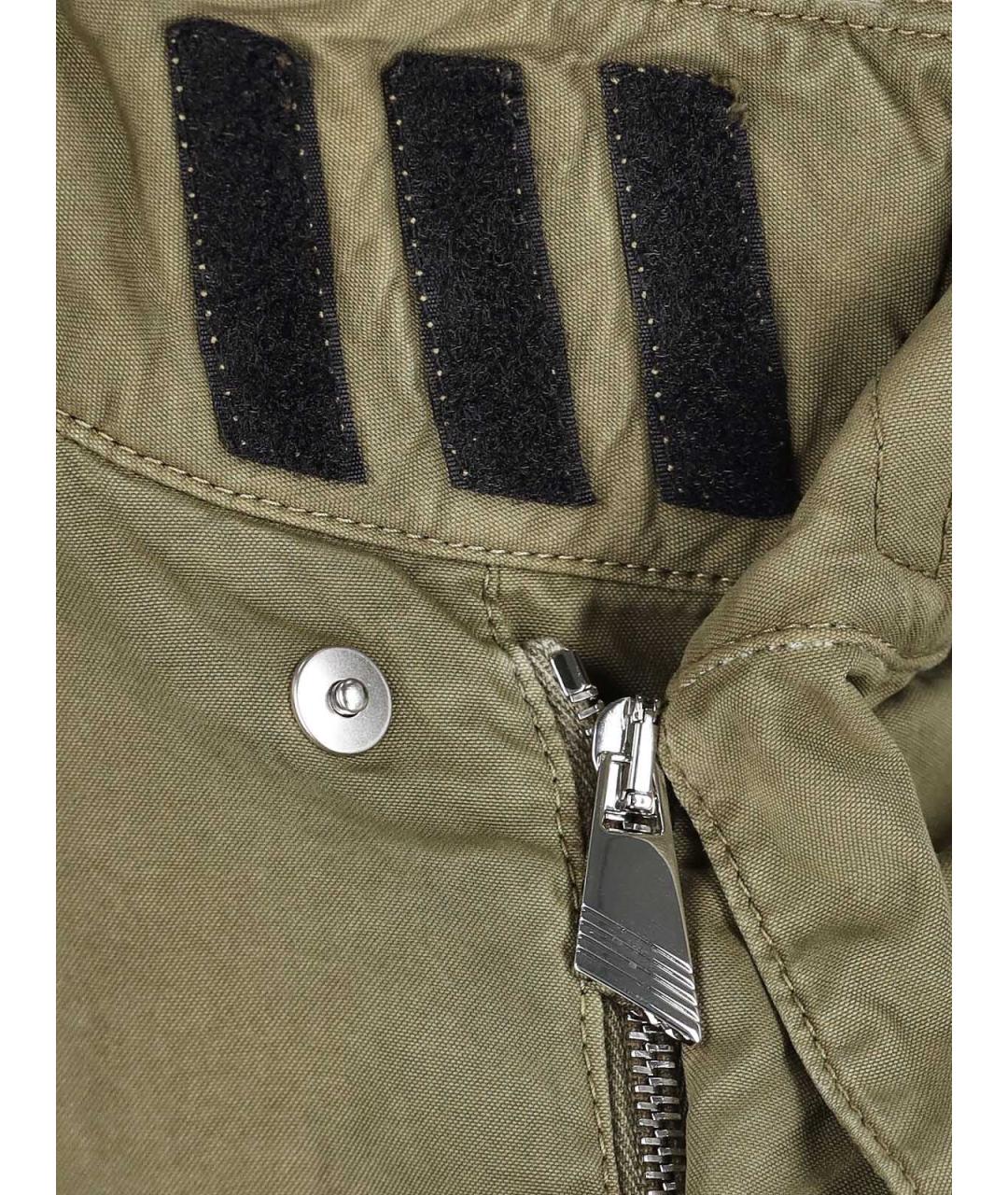 THE ATTICO Зеленая хлопковая куртка, фото 4