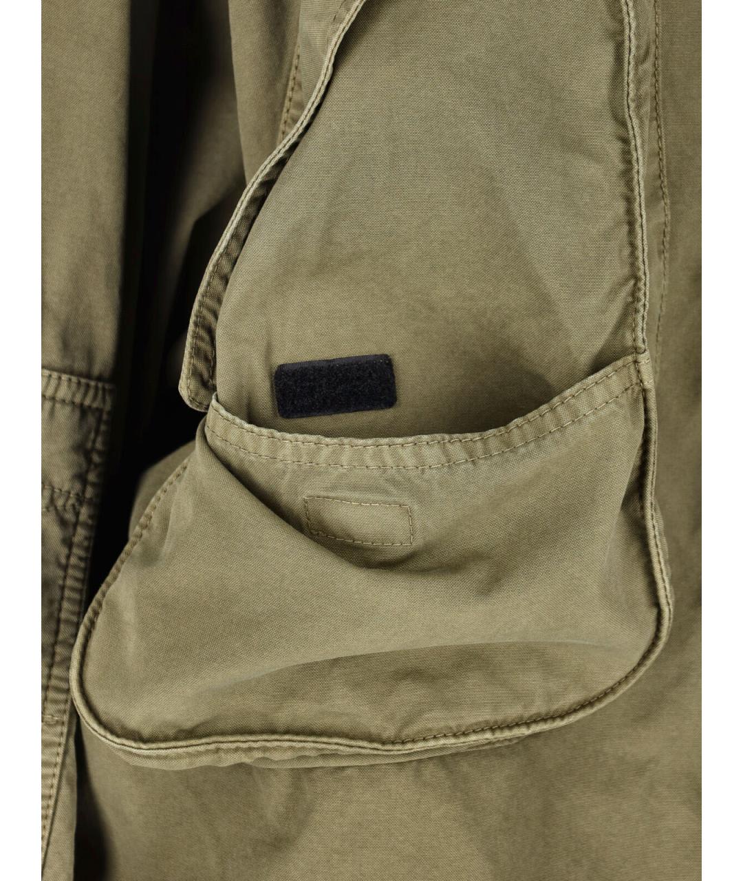 THE ATTICO Зеленая хлопковая куртка, фото 5