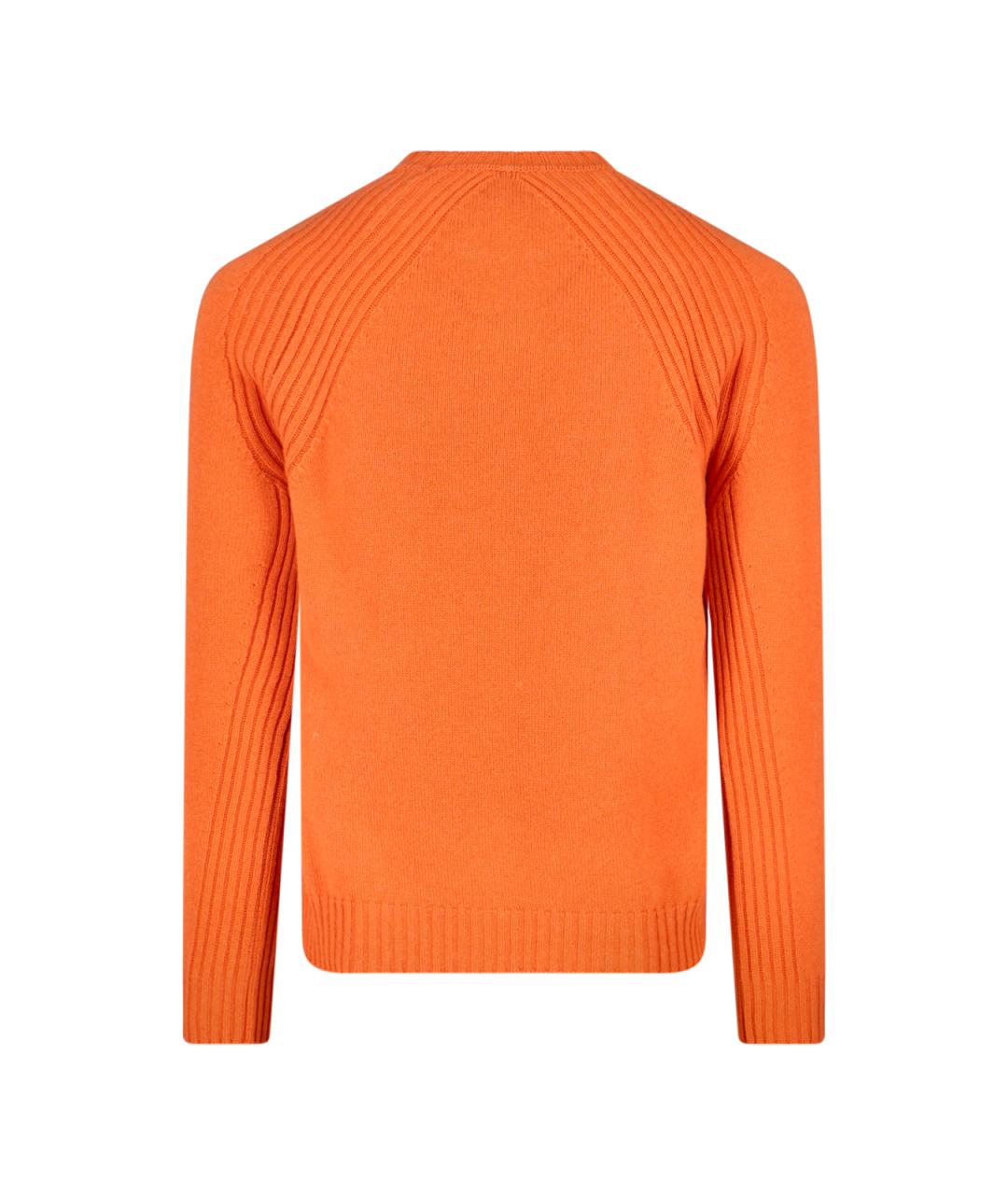 FENDI Оранжевый кашемировый джемпер / свитер, фото 2