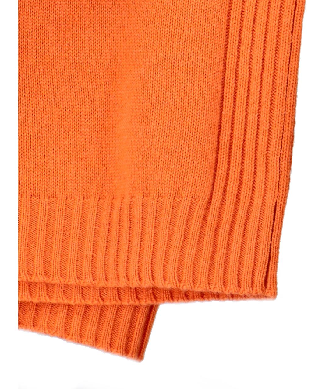 FENDI Оранжевый кашемировый джемпер / свитер, фото 5