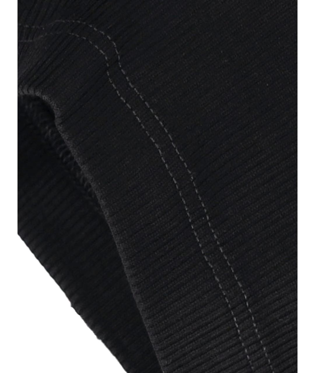 FENDI Черная хлопковая футболка, фото 5