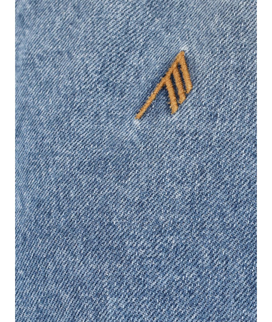 THE ATTICO Синяя хлопковая рубашка, фото 4