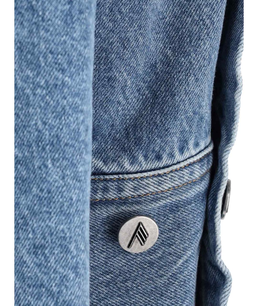 THE ATTICO Синяя хлопковая рубашка, фото 3