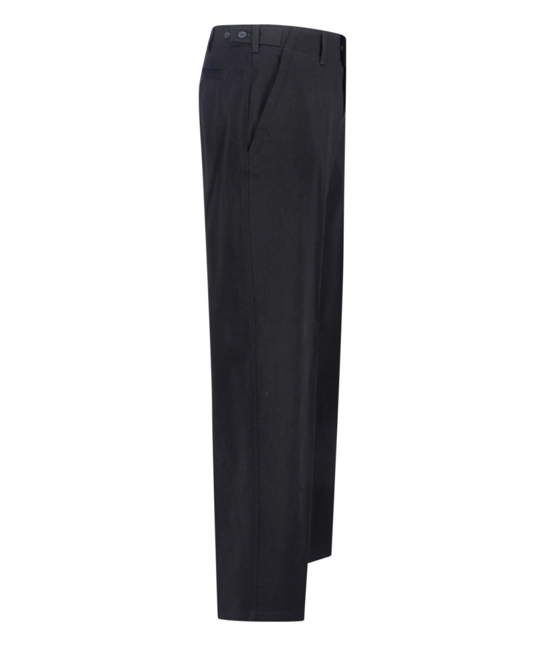 FENDI Черные хлопковые повседневные брюки, фото 3