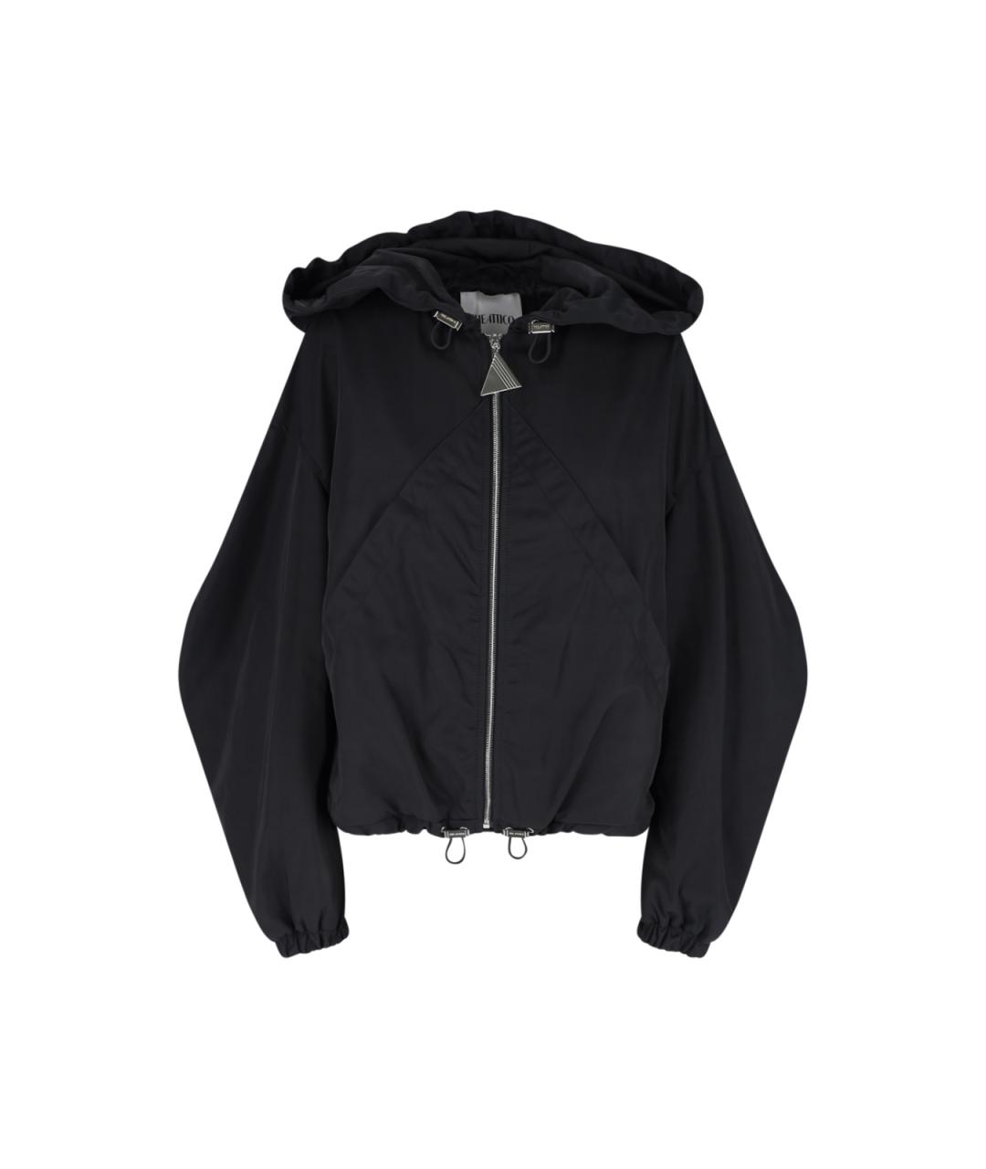 THE ATTICO Черная полиэстеровая куртка, фото 1