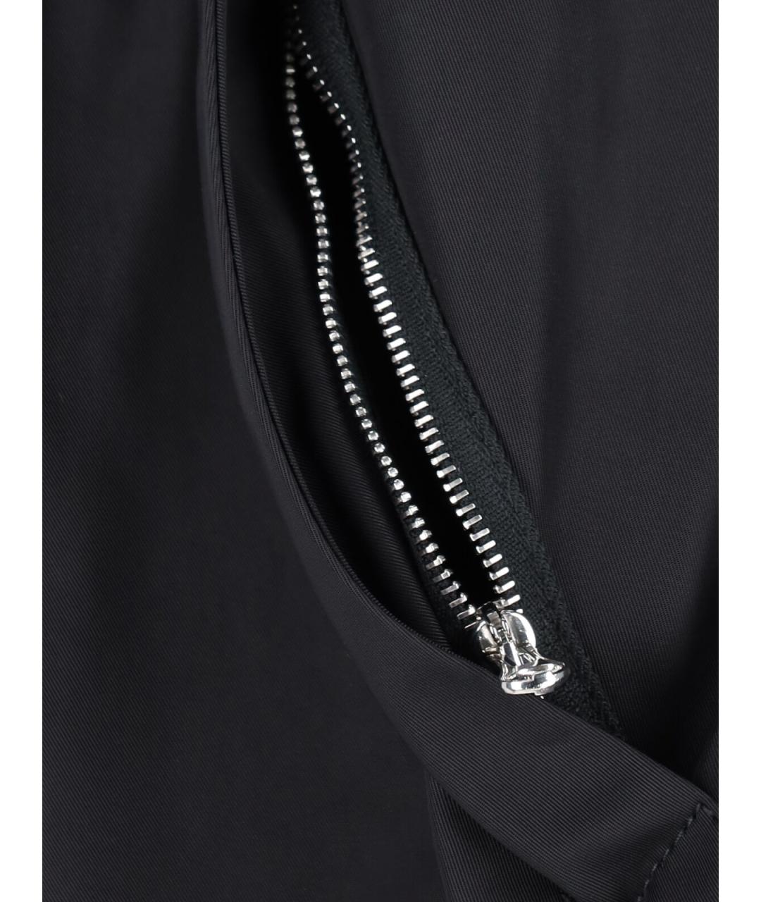 THE ATTICO Черная полиэстеровая куртка, фото 3