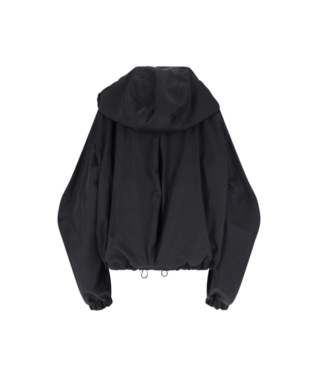 THE ATTICO Черная полиэстеровая куртка, фото 2