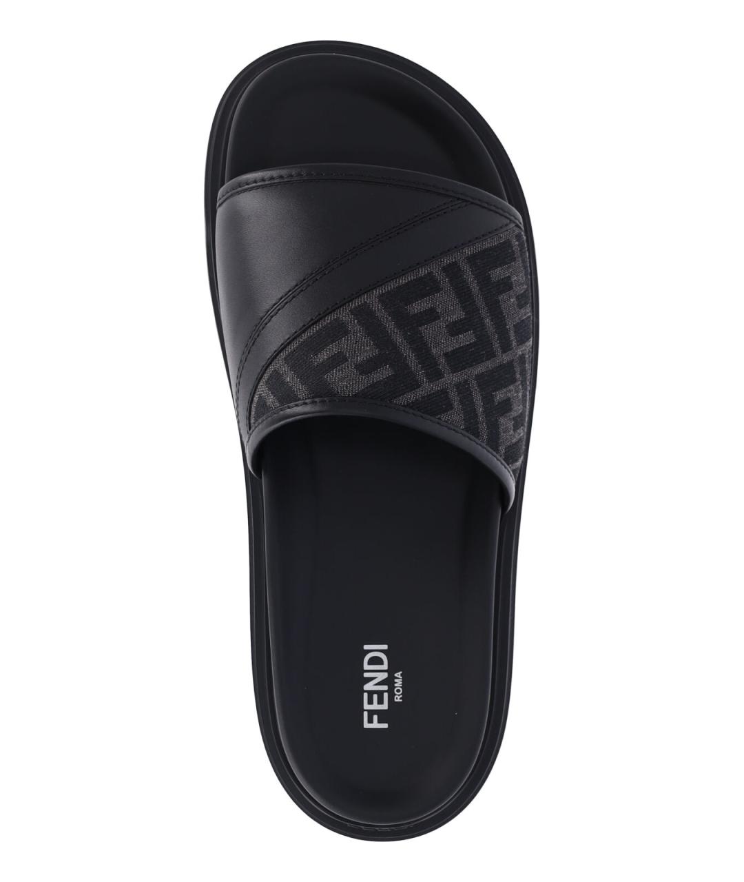 FENDI Черные сандалии, фото 5