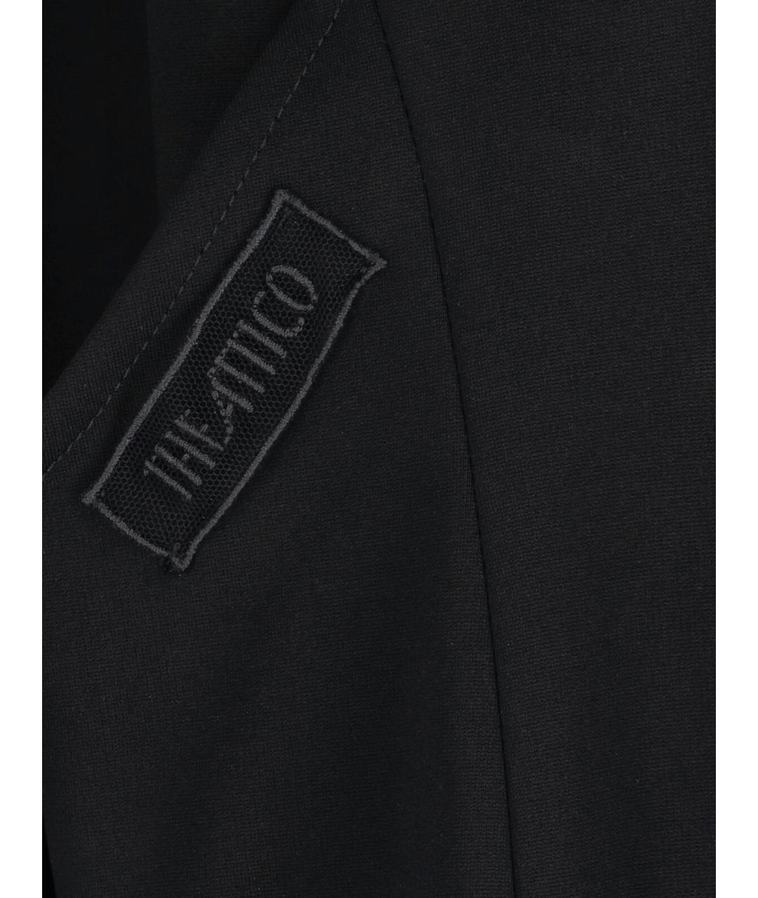 THE ATTICO Черное вискозное вечернее платье, фото 4