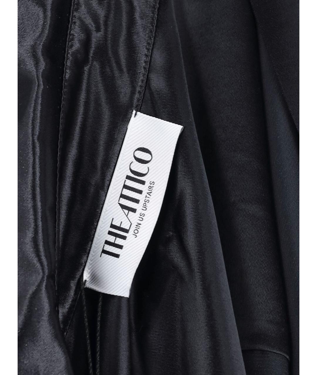 THE ATTICO Черное коктейльное платье, фото 4
