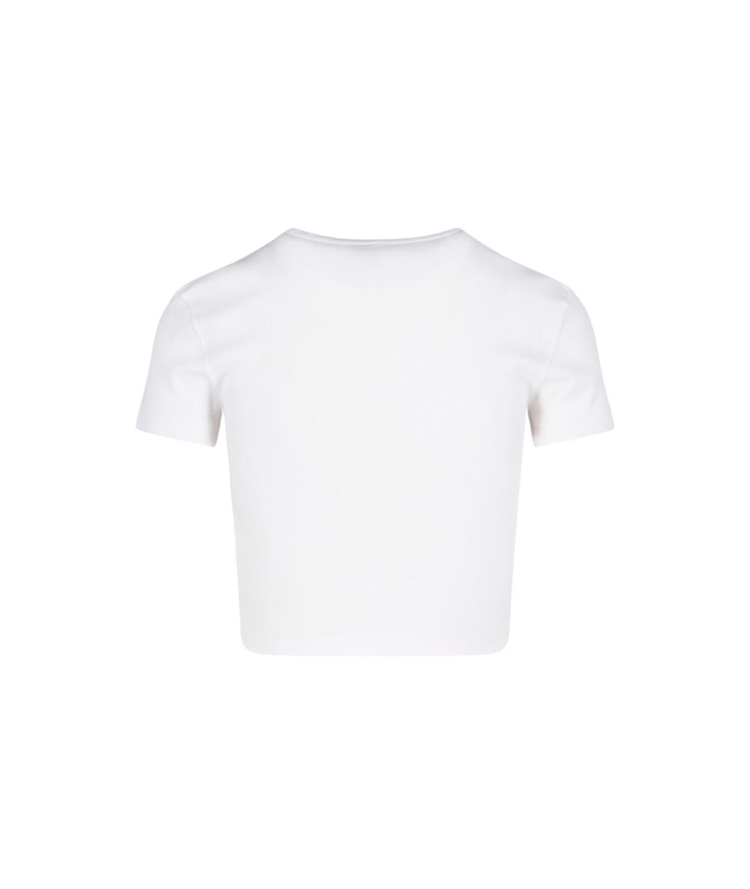 FENDI Белая хлопковая футболка, фото 2