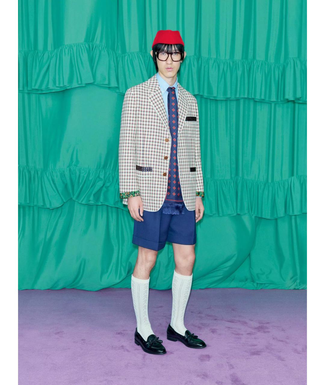 VALENTINO Голубая хлопковая кэжуал рубашка, фото 6