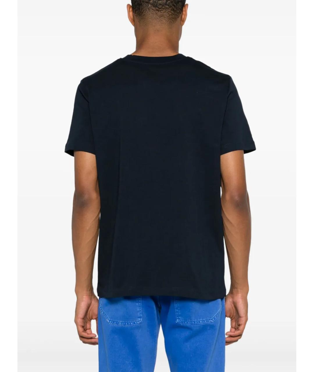 A.P.C. Черная хлопковая футболка, фото 2