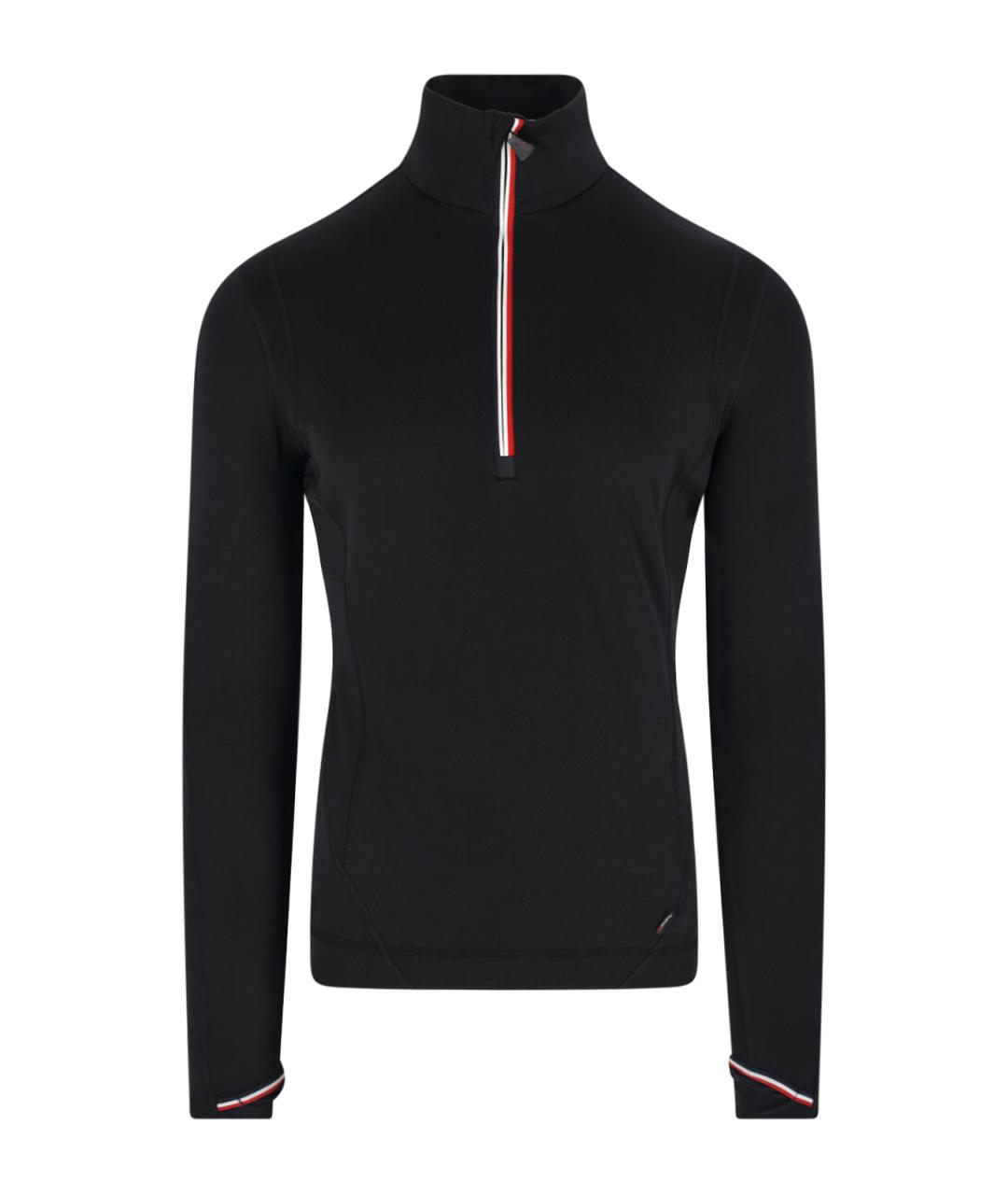 MONCLER GRENOBLE Черный полиэстеровый джемпер / свитер, фото 1