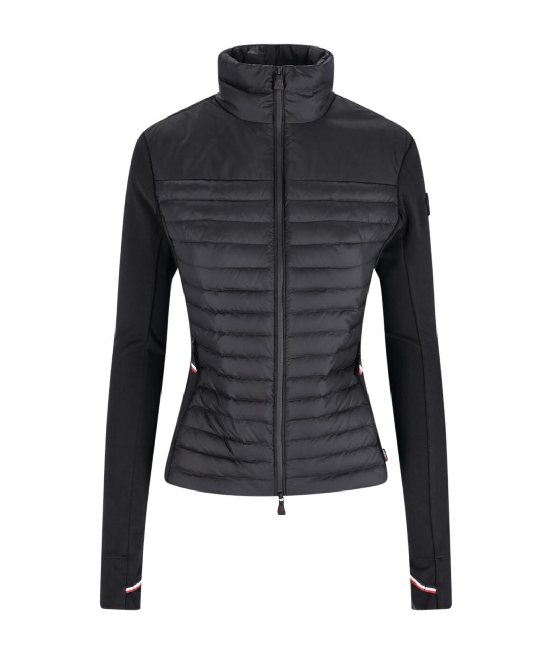 MONCLER GRENOBLE Черный полиэстеровый кардиган, фото 1