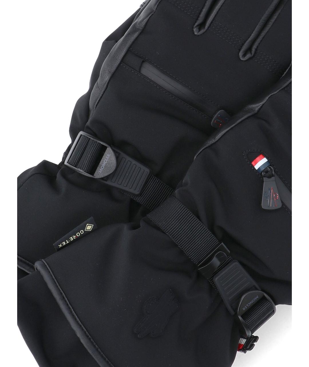 MONCLER GRENOBLE Черные перчатки, фото 3