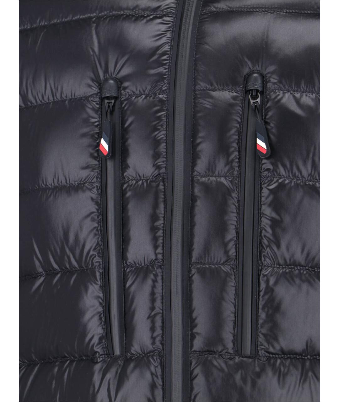 MONCLER GRENOBLE Черная полиэстеровая куртка, фото 4