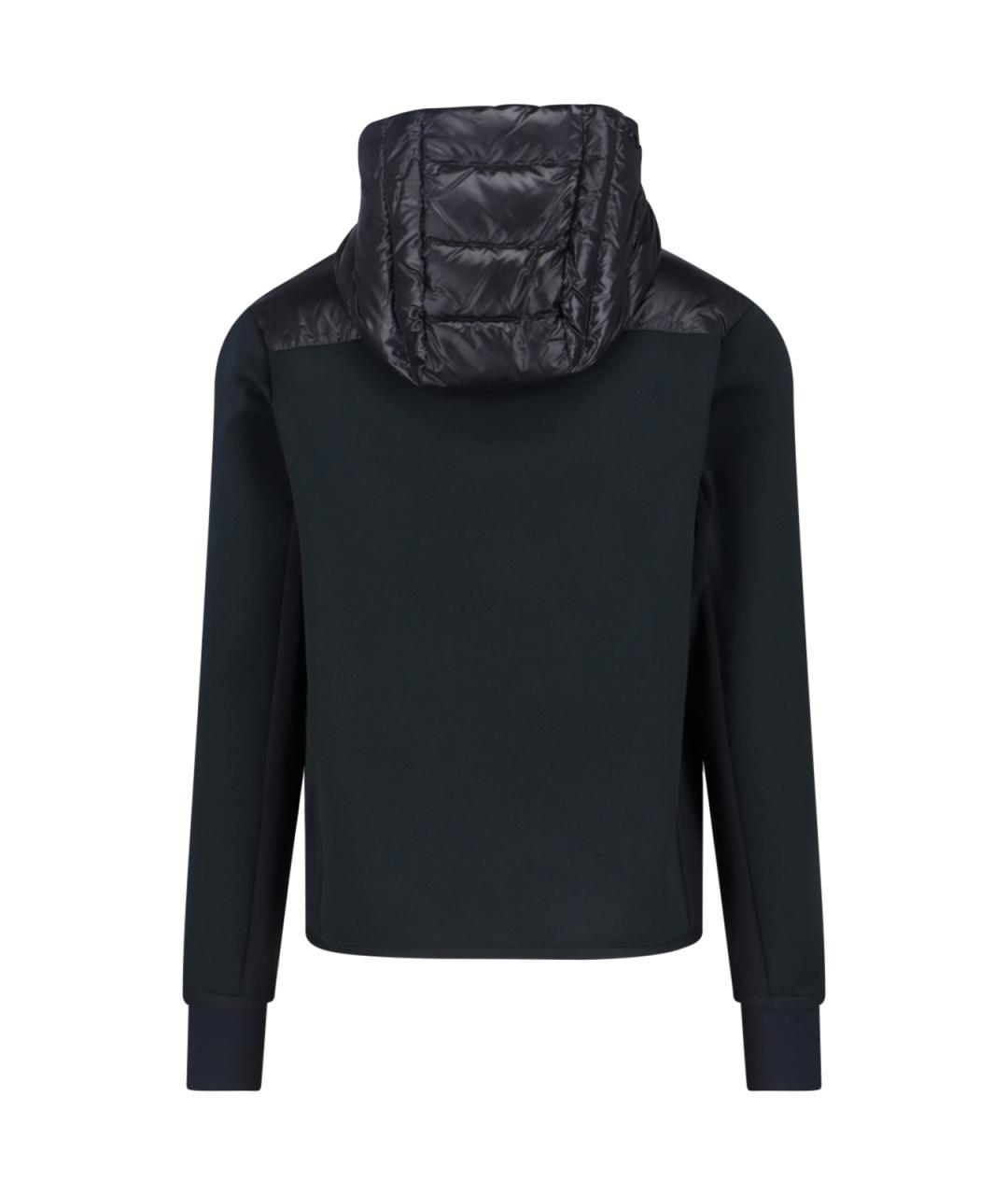 MONCLER GRENOBLE Черная полиэстеровая куртка, фото 2