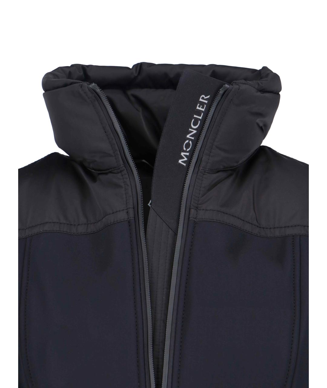 MONCLER GRENOBLE Черный полиэстеровый комбинезон, фото 6