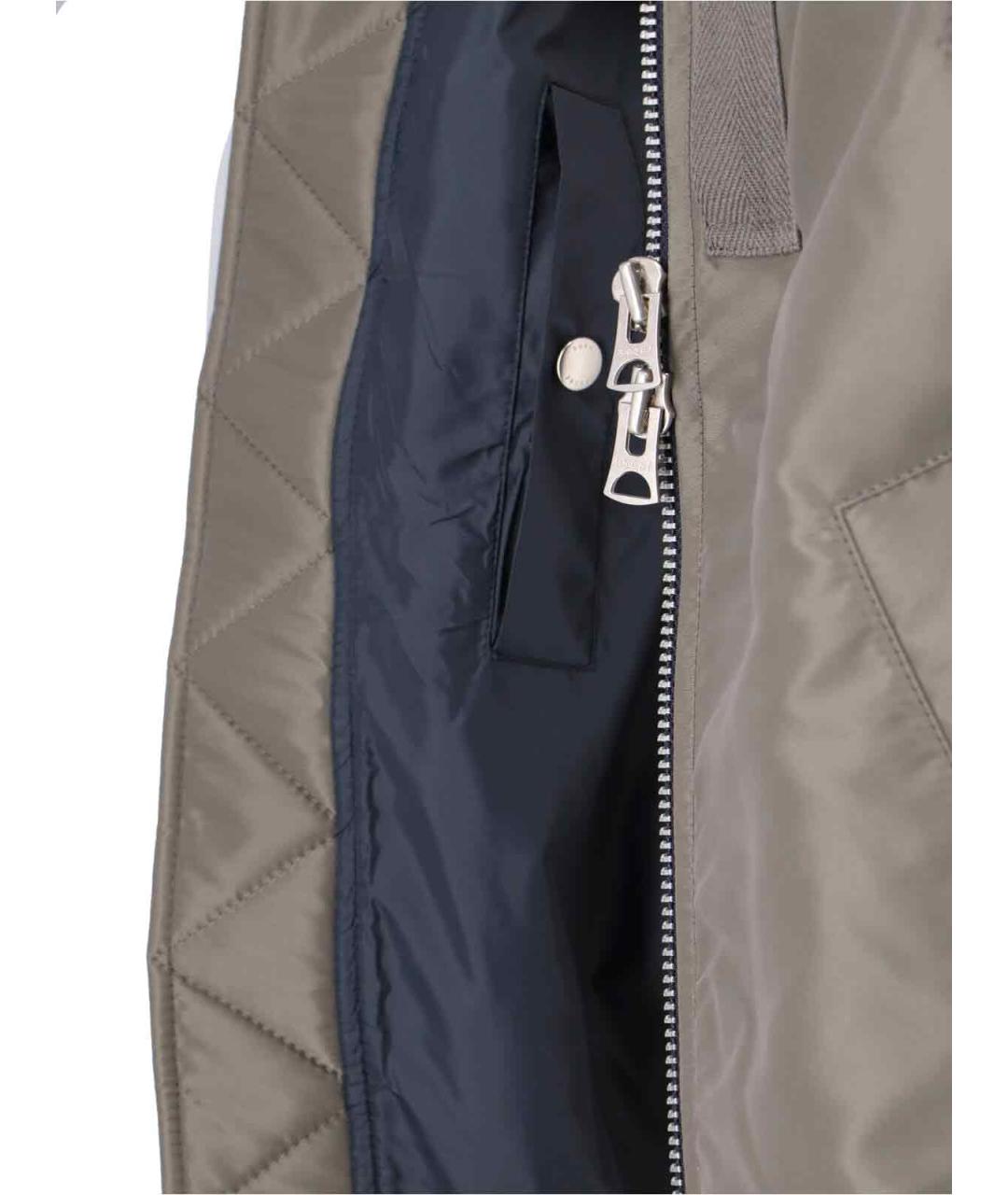 SACAI Бежевая полиамидовая куртка, фото 5