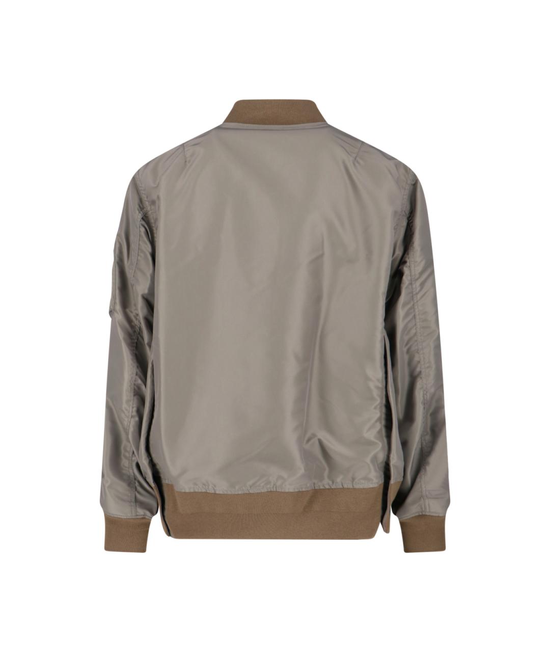 SACAI Бежевая полиамидовая куртка, фото 2