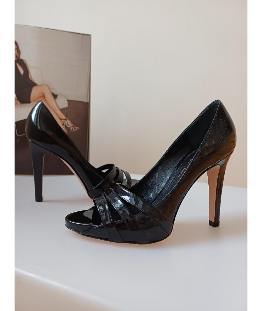 GIANVITO ROSSI Черные туфли из лакированной кожи, фото 5