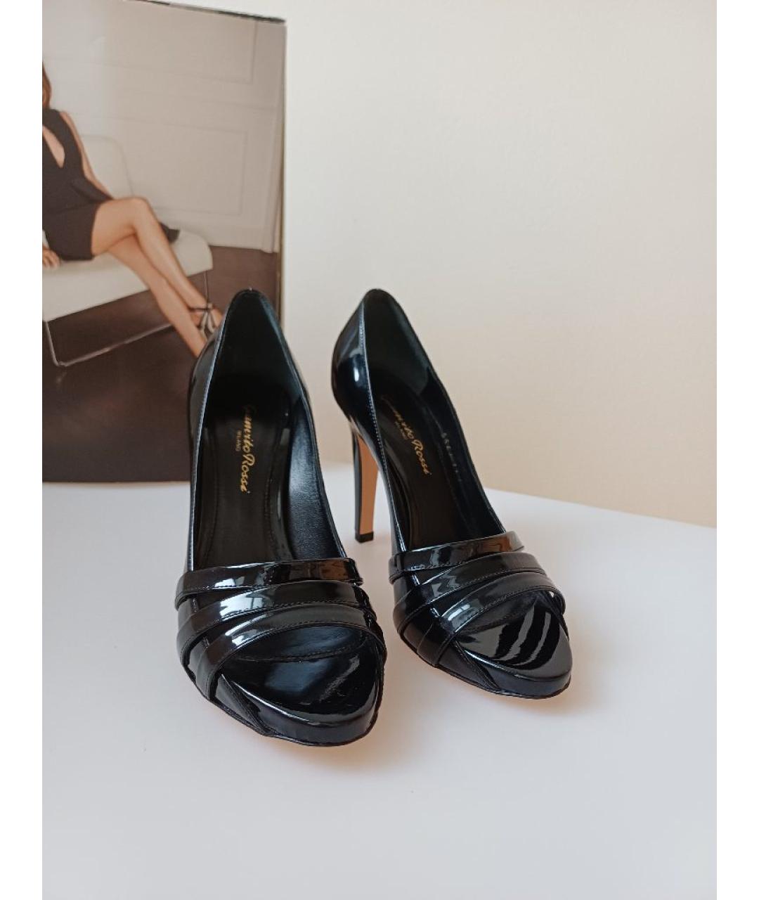 GIANVITO ROSSI Черные туфли из лакированной кожи, фото 6