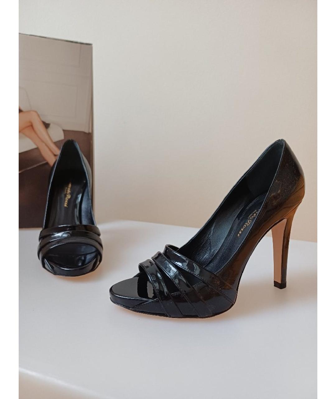 GIANVITO ROSSI Черные туфли из лакированной кожи, фото 4