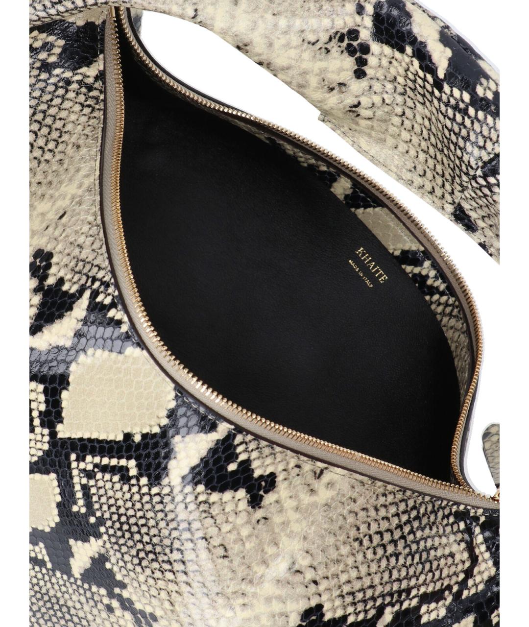 KHAITE Бежевая сумка с короткими ручками, фото 4